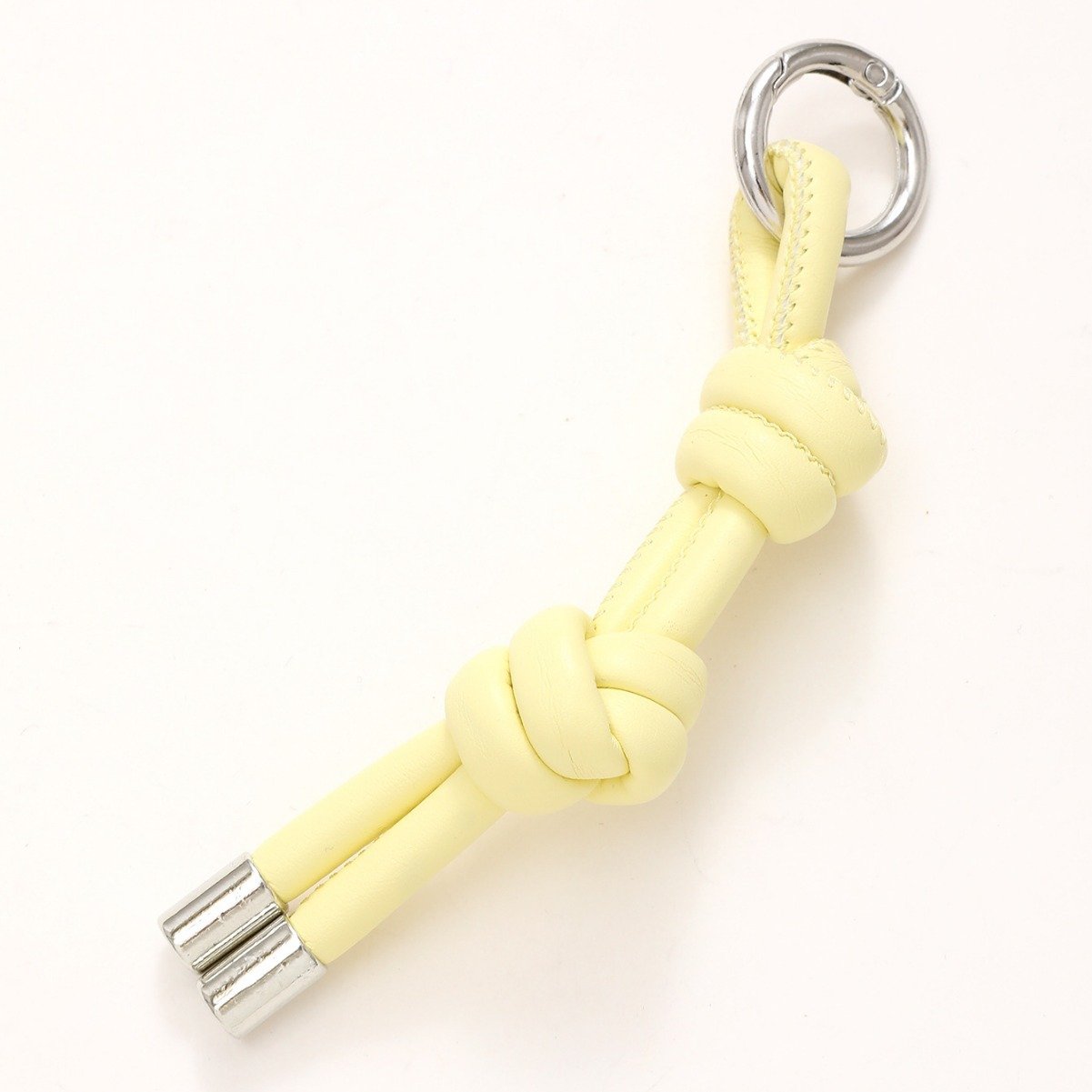 New DIY leather keychain niche simple candy color leather rope woven bag hanging decoration with leisure car key chain pendant