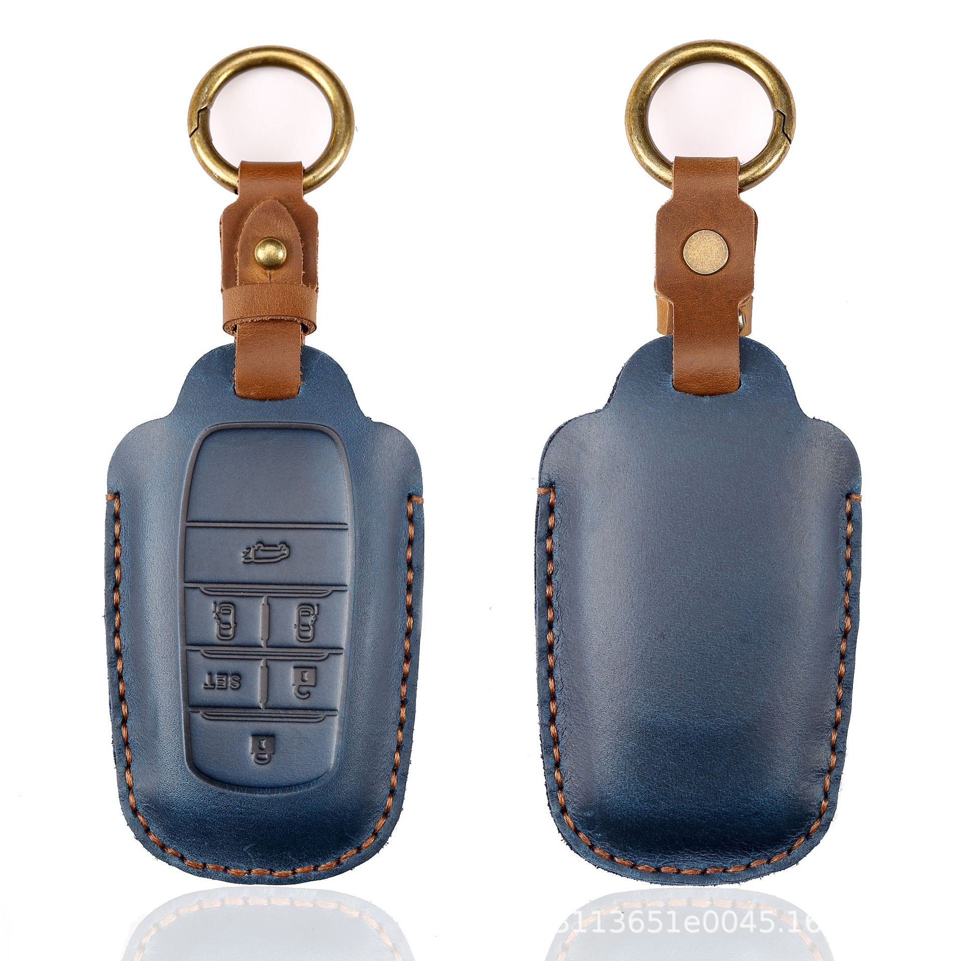 Leather Car Key Accessories For Car Keys Case For Toyota Sienna Alphard Highlander Camry