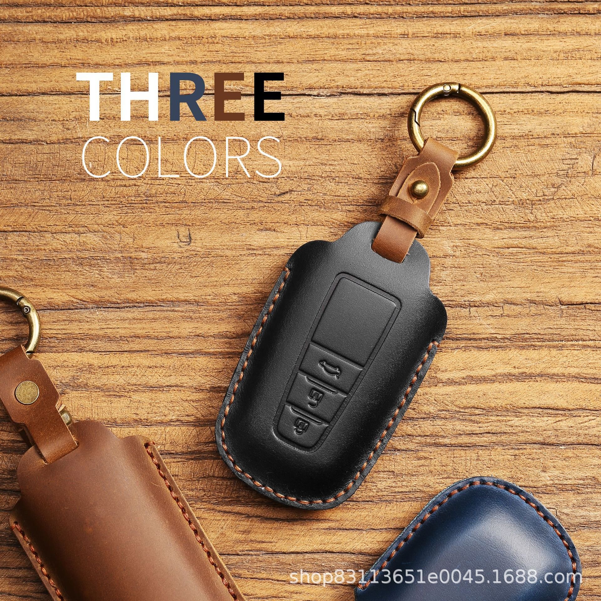 Leather Car Key Accessories For Car Keys Case For Toyota Sienna Alphard Highlander Camry