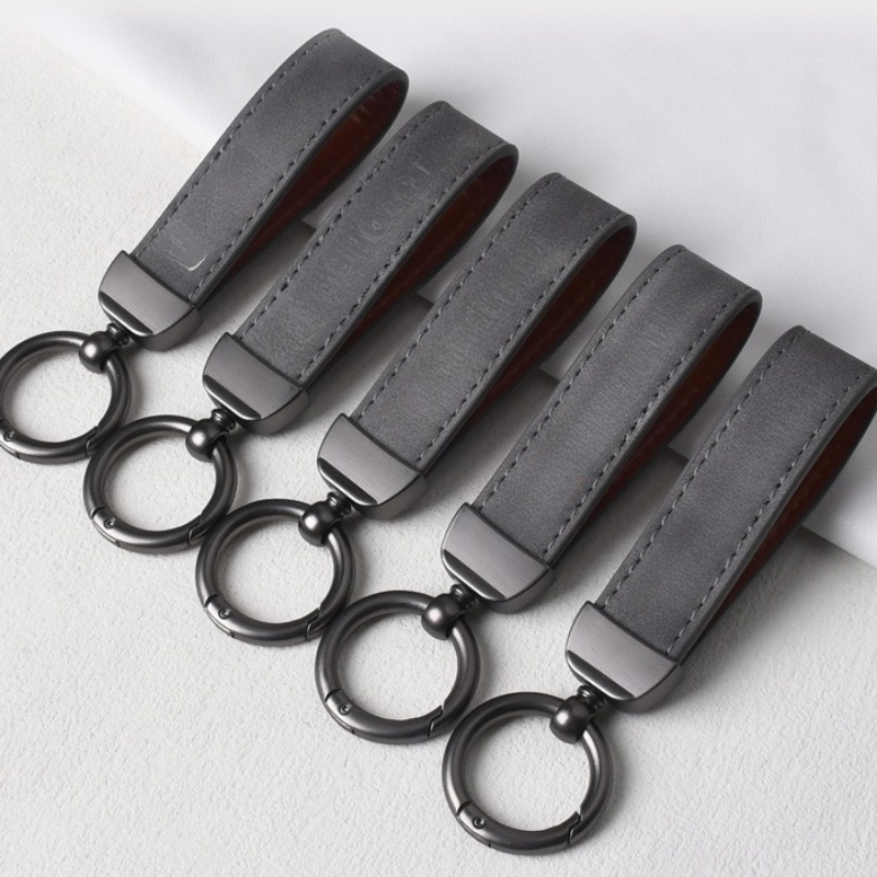 Car Logo Keychain Suede Pu Leather Keyring Custom Metal Key Chain