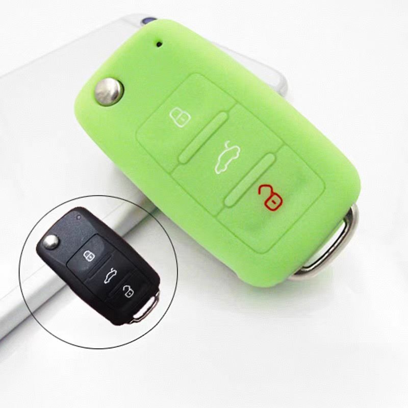 Wholesale customized Volkswagen silicone key bag, car key protection cover