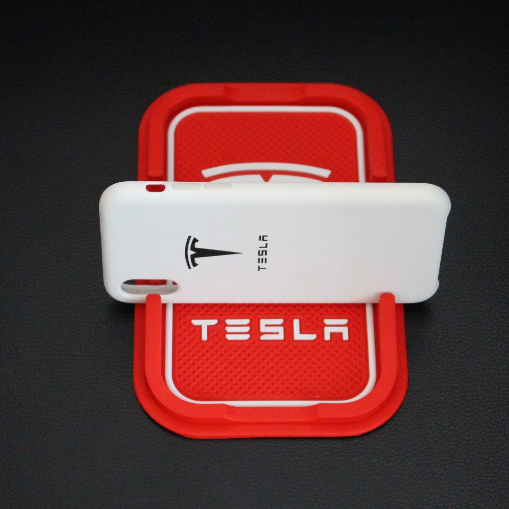 tesla model 3 phone mat Car Anti Slip Mat Sticky Pad Dashboard Anti-slip Mat Phone Key GPS Holder Accessories With Logo