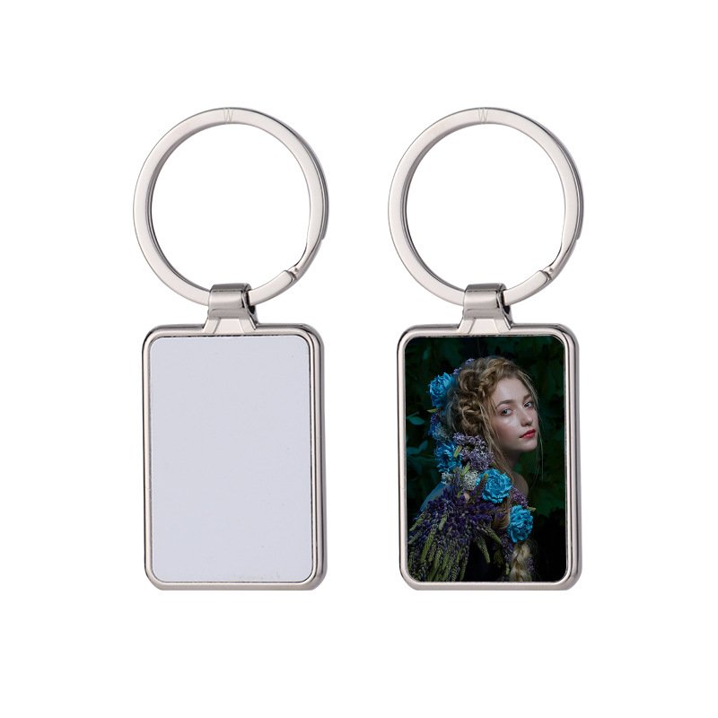 LC918 Customized Logo Key Chain Wholesale Metal Keychain Blanks Engraving Brand Gift Promotion Stainless Steel Round Keychain