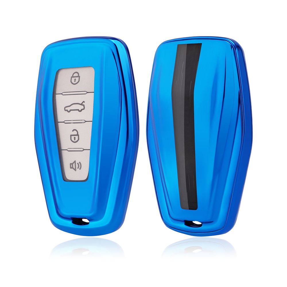 Car Key Case Cover Fit For Geely Binyue GL GS Emgrand Binyue Borui 2 Remote Box Accessories Protective TPU Holder modify car key