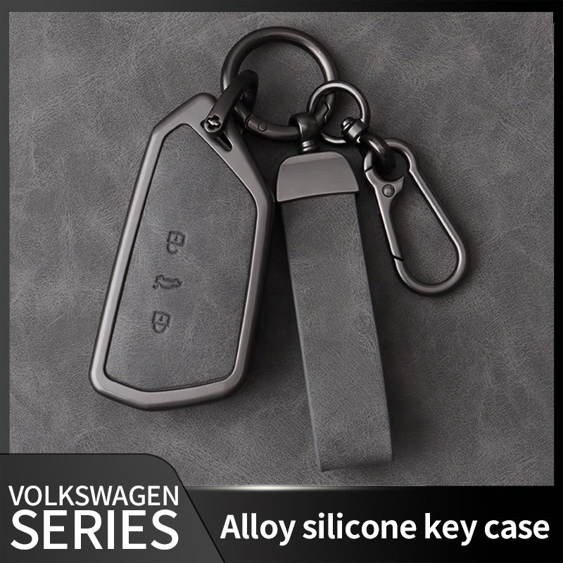 Cheap Wholesale Grey Double Metal Keyless For Car Keys Car Cover