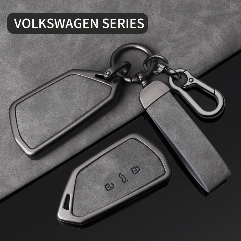 Cheap Wholesale Grey Double Metal Keyless For Car Keys Car Cover