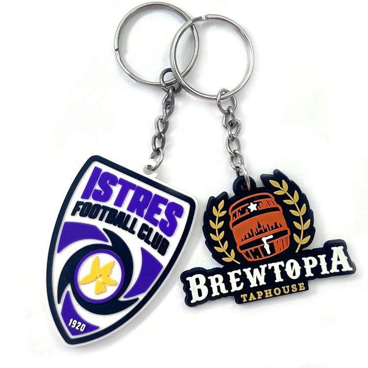 Personalizados Custom Logo Key Chain Accessories Doll Llaveros Ring Anime Car Brand Pvc Rubber Keychains