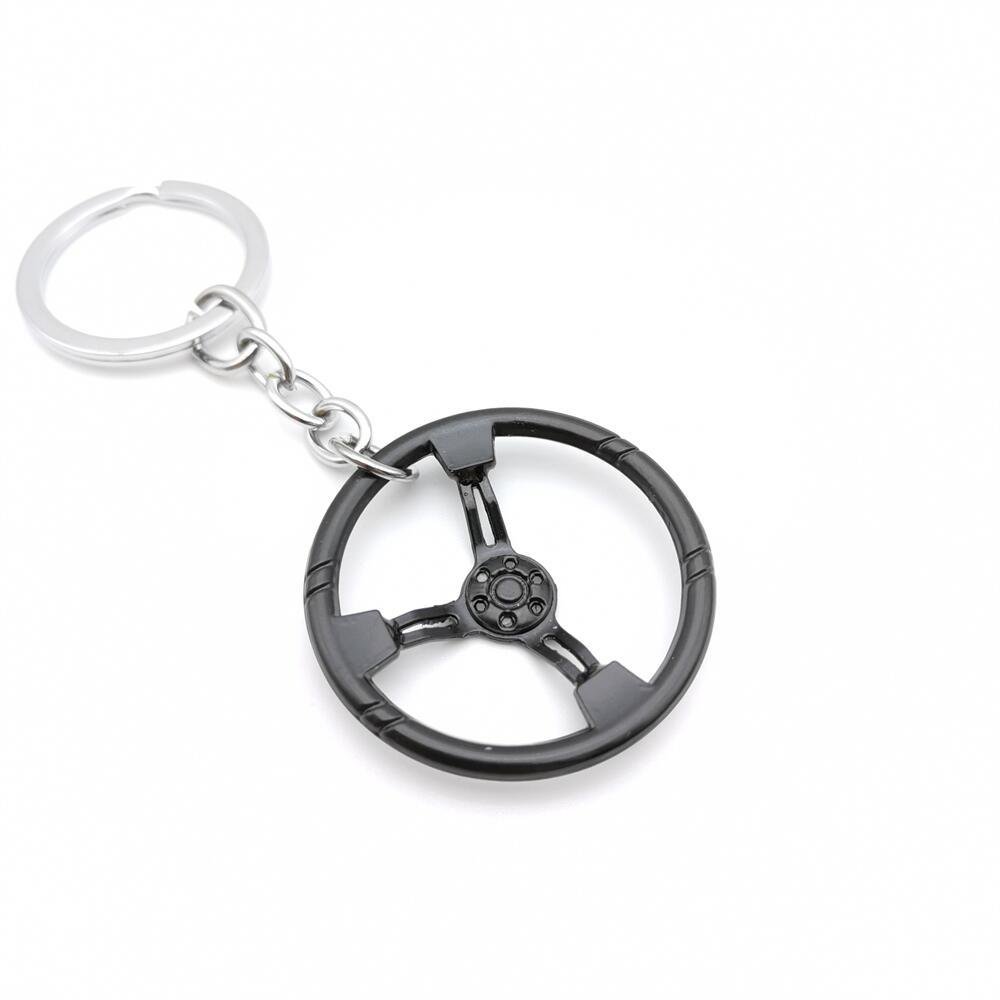 Automotive Parts Model Key Ring Set Spinning Rim Chain JDM keychain Turbo Keychain
