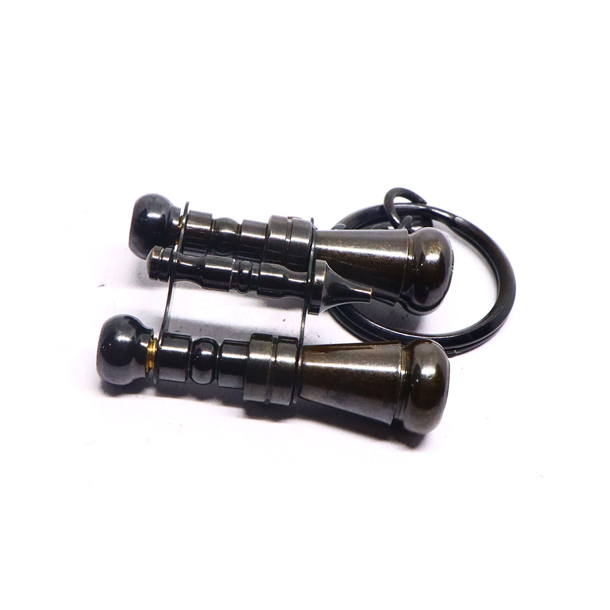 Handmade Brass Black Small Binocular Keychain Mini Binocular Key Chain Vintage Maritime Black Antique Magnetic Binocular