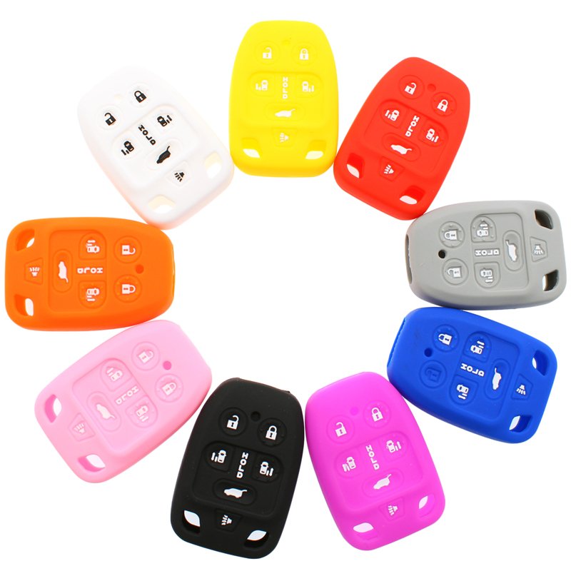 Car Accessories For Hondas 3 Buttons Silicone Car Key Cover Remote Key Covers