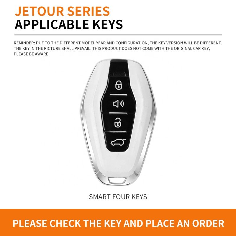 Universal For Car Keys Jetour With Keychain Car Metal Key Cover