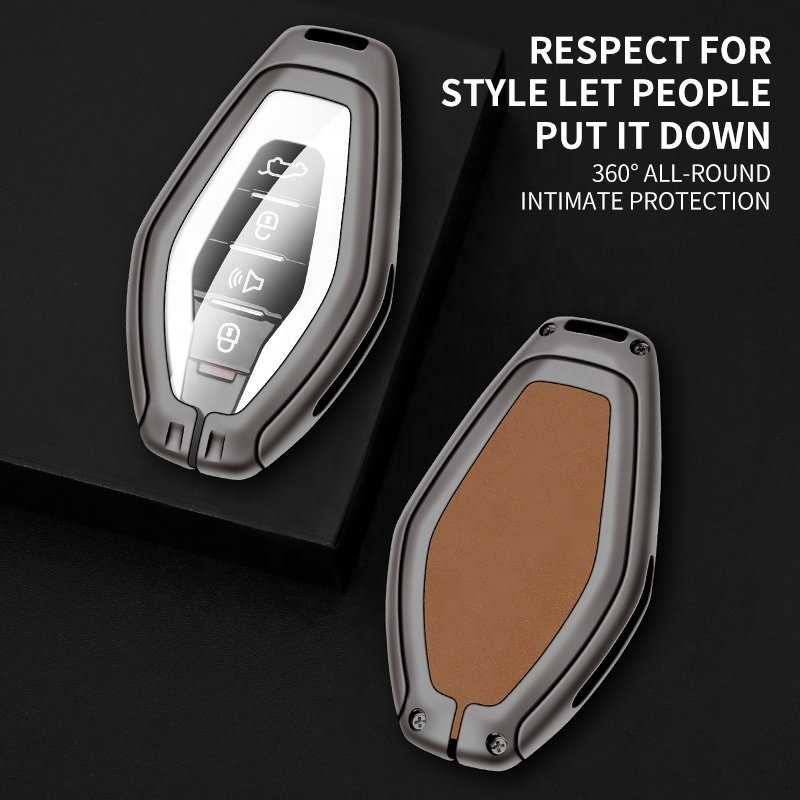 Universal For Car Keys Jetour With Keychain Car Metal Key Cover