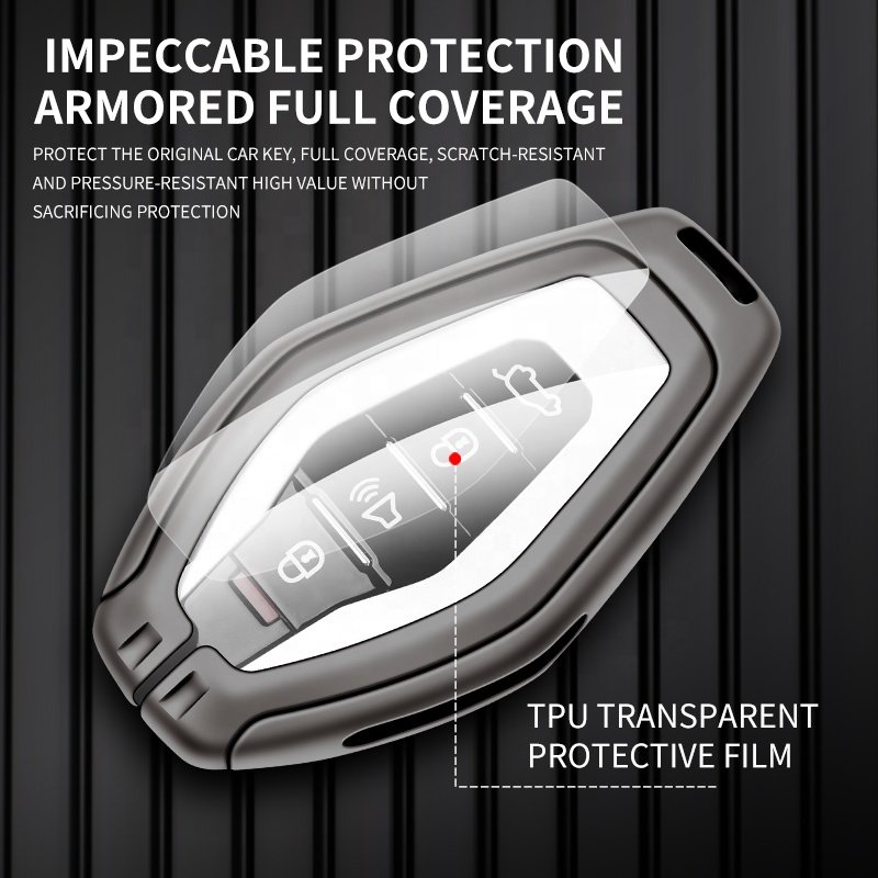 Universal For Car Keys Jetour With Keychain Car Metal Key Cover