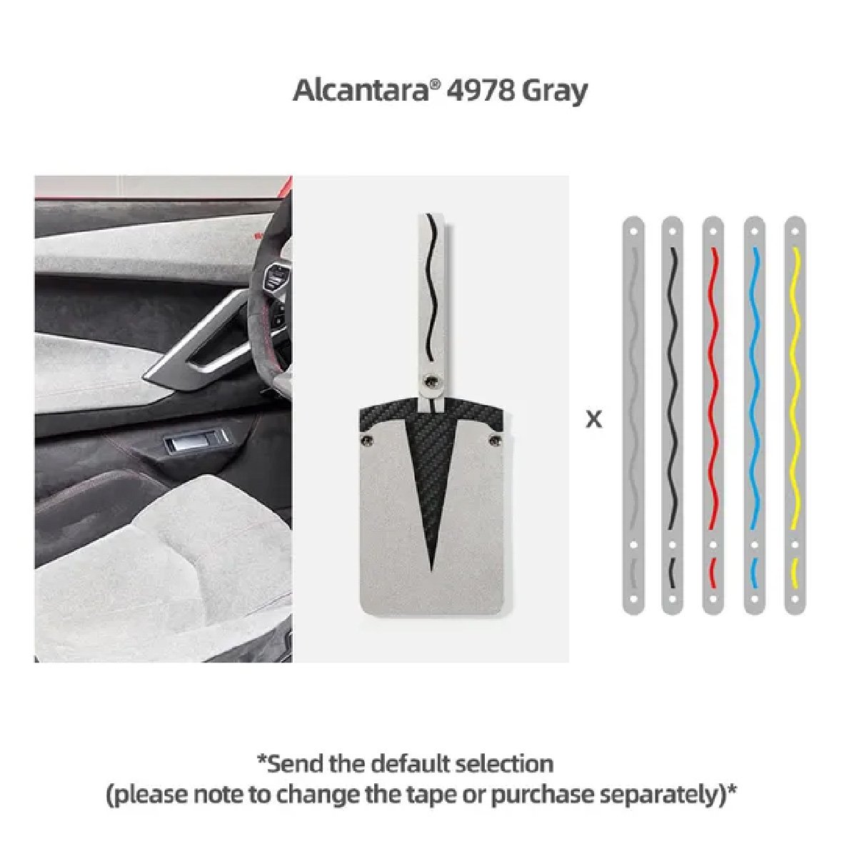 Tesla Model 3/Y Alcantara Car Key Case Tesla Keychain