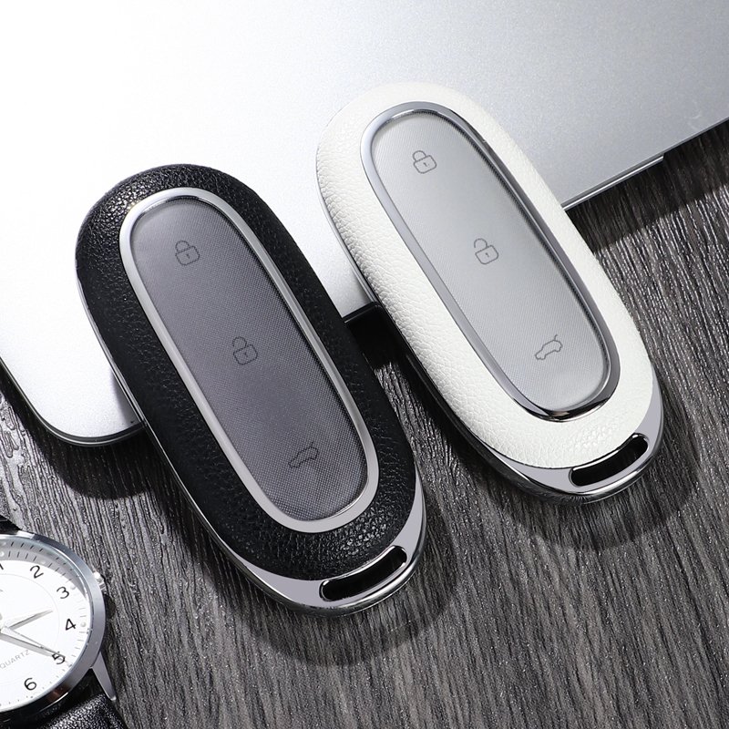For LEADING IDEAL leather Key Fob Cover key shell fit for LEADING IDEAL L7/L9 car key cover
