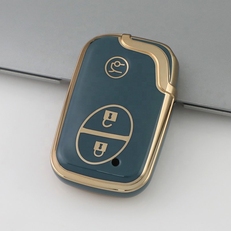 Key Fob Cover for Fofor BYD Song Max Yuan S7 Qin 80 Car Accessories Gold TPU Car Key Cover