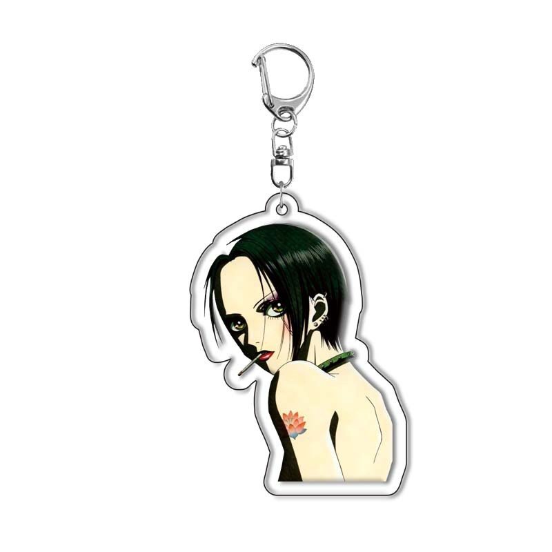 Anime NANA Manga Osaki Keychain Bag Pendant Car Key Chain Decoration Figure Key Ring Couple Accessories Birthday Kids Fans Gift
