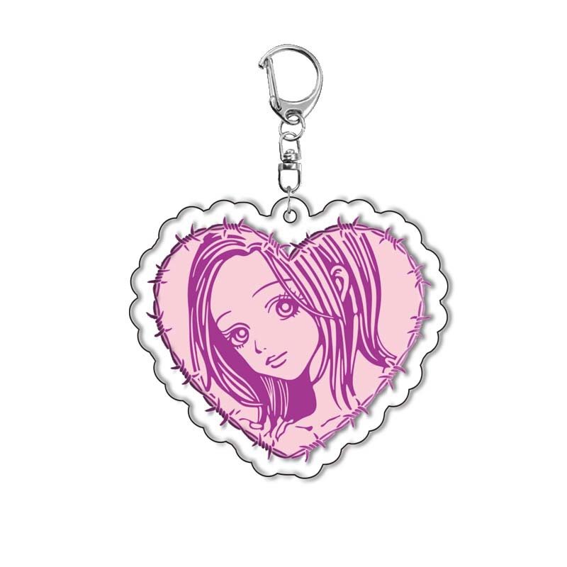 Anime NANA Manga Osaki Keychain Bag Pendant Car Key Chain Decoration Figure Key Ring Couple Accessories Birthday Kids Fans Gift