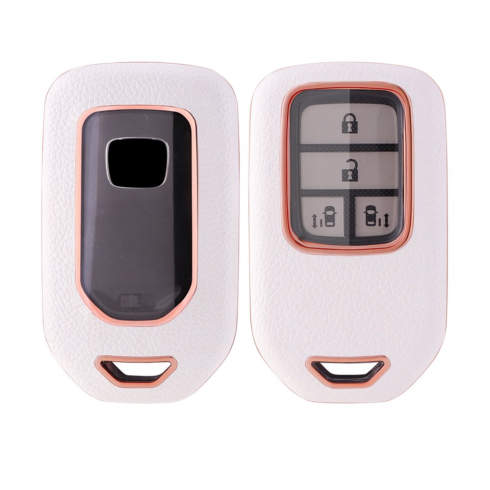 For Honda leather Key Fob Cover 2/3/4/5/6 button key shell fit for HONDA Crider/Accord/SPIRIOR/CRV/CIVIC/Accord Crosstour/FIT