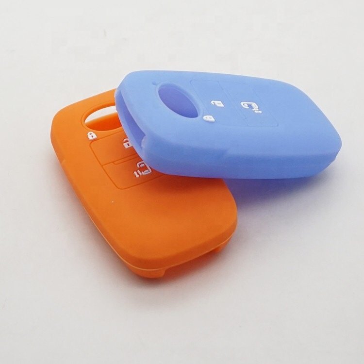For Car Keys Toyota Harrier 3 Button Silicone Fob Cover Pocket Protection Car Key Cover Silicone
