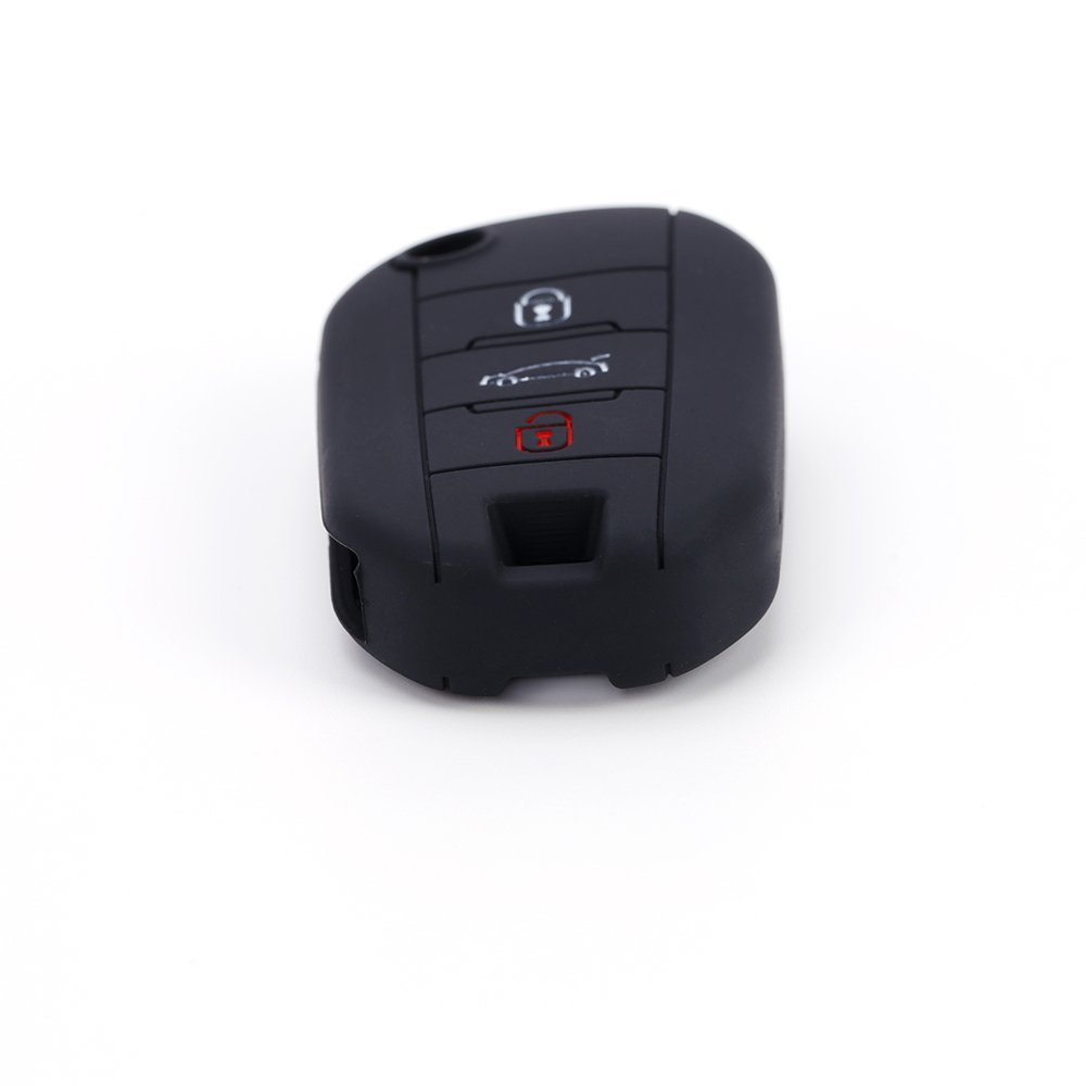 Mixed Color Protective Car Key Skin Cover Case 3 Buttons Silicone Car Key Cover for Peugeot with Low Price