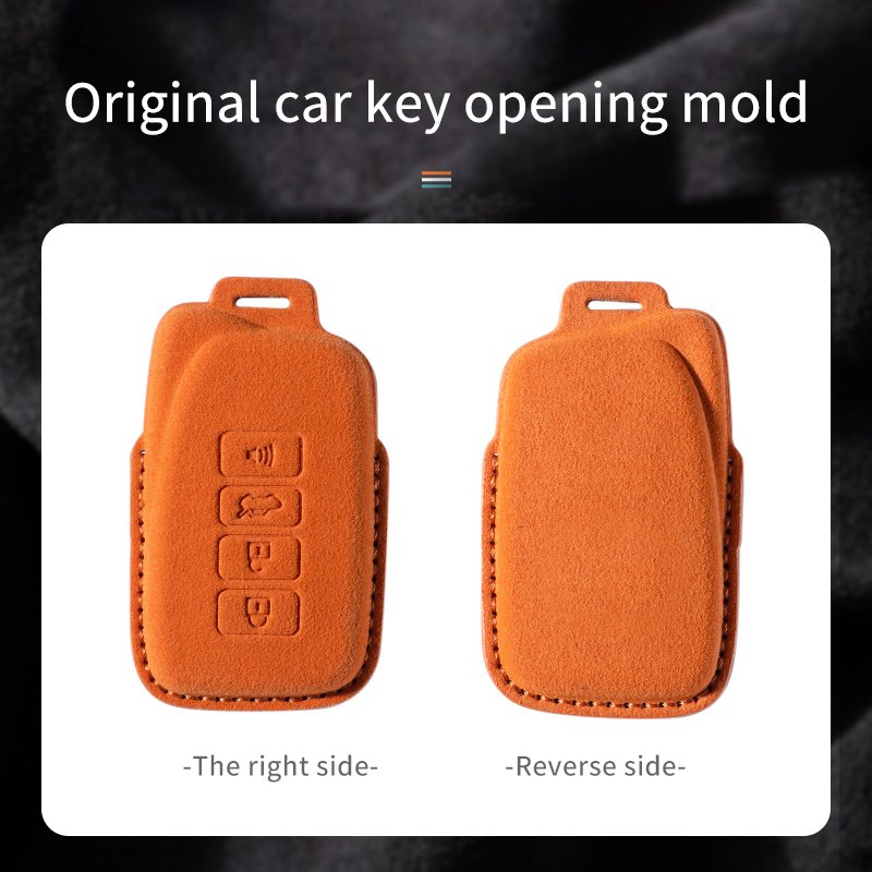 Lexus Special ES NX RX LS UX GX RZ LC LM Fur Leather Remote Control Key Case Key Protector Auto Accessories