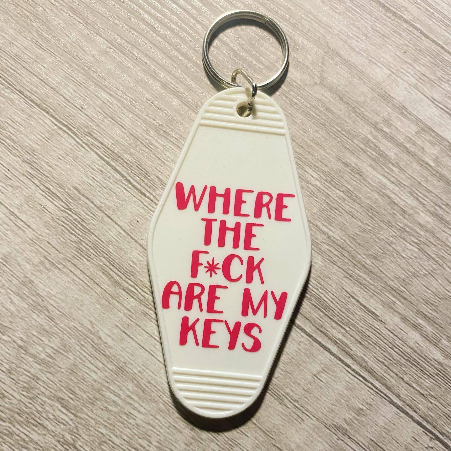 custom printing logo decoration plastic abs red blank round rosebud hotel motel fob key tag keychain for gifts 2024 hot sale