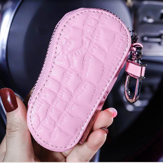 Car key holder cover car interior accessories key chain bag diamond