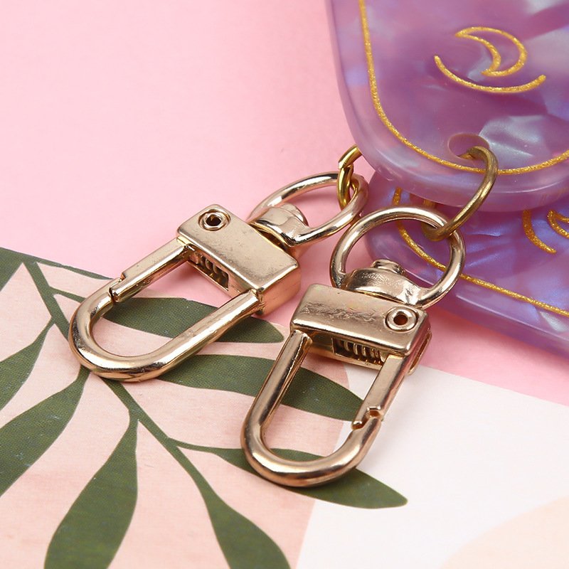 ABS Acrylic Car Taylor Motel Tag Keychain Car Keys Accessories Mini Motel Stamping Keychain Gift Custom ABS Key chain