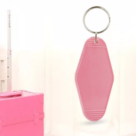 ABS Acrylic Car Taylor Motel Tag Keychain Car Keys Accessories Mini Motel Stamping Keychain Gift Custom ABS Key chain