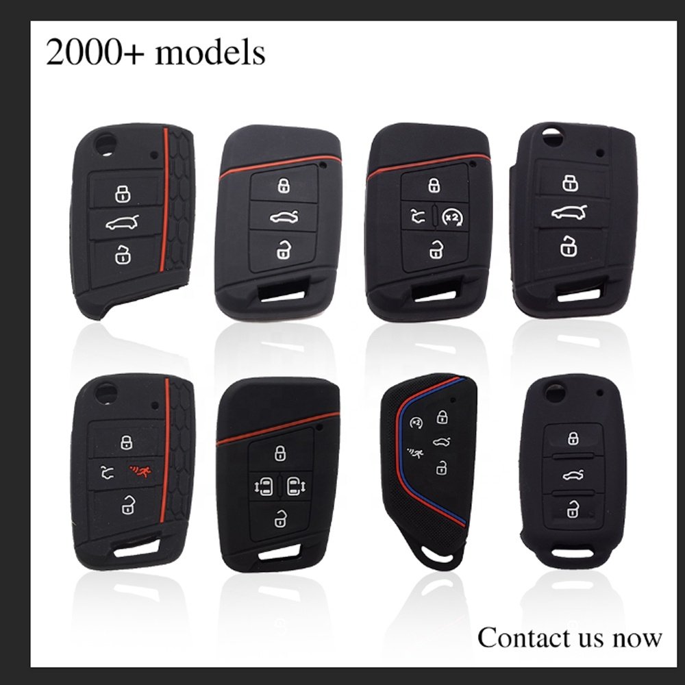 Hot Selling Wholesale Silicone Key Cover For Volkswagen Key Cover
