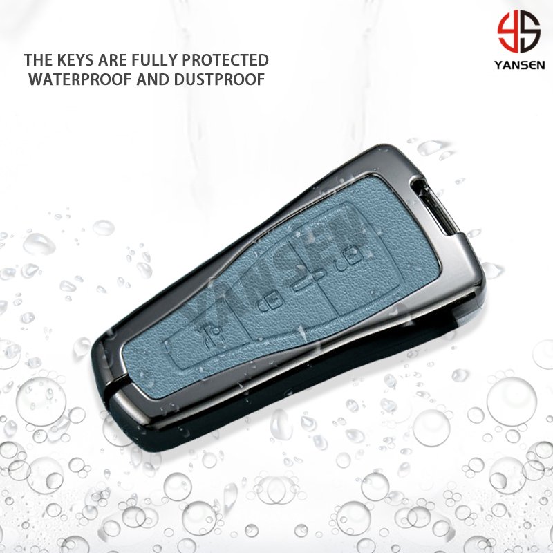 Alloy Leather Car Remote Key Case For MG6 ROEWE 550 Morris Garages Key Protect Accessories