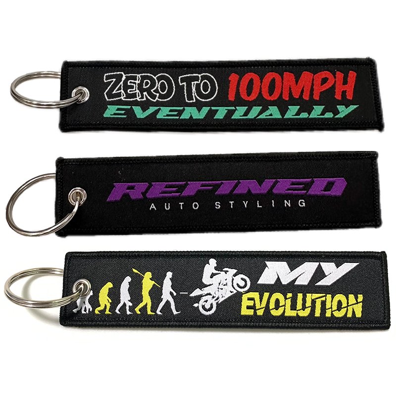 Hot Car Keychain Universal Durable Gift Key Chain Holder Keyrings Jet Tag Men Women Key Chain Accessories