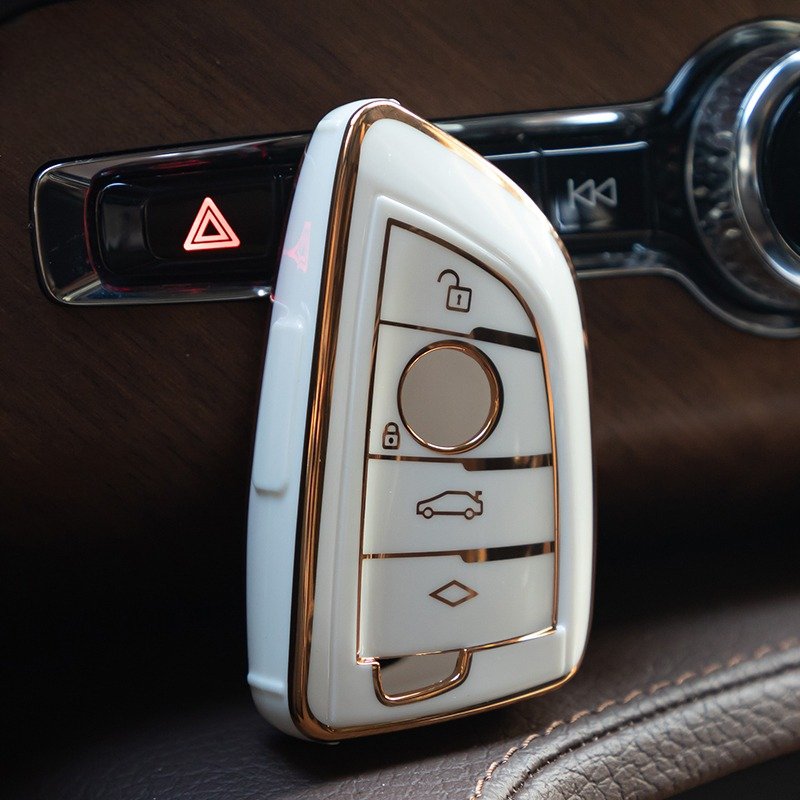 High quality auto TPU accessories soft waterproof car key case Cover For BMW X5