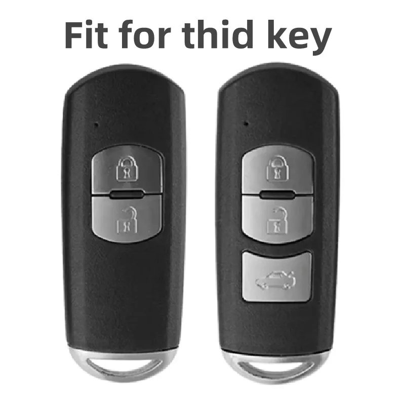 3 Buttons Silicone Car Key Cover Case For Mazda 2 3 6 Axela Atenza CX-5 CX5 CX-3 CX-7 CX8 CX-9 2016 2017 2018 Fob Accessories