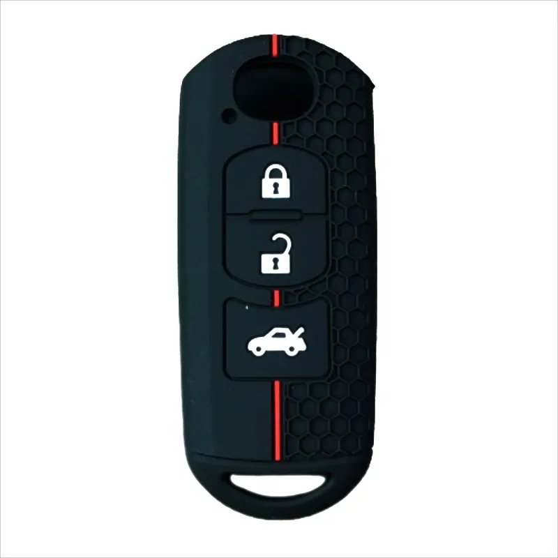 3 Buttons Silicone Car Key Cover Case For Mazda 2 3 6 Axela Atenza CX-5 CX5 CX-3 CX-7 CX8 CX-9 2016 2017 2018 Fob Accessories
