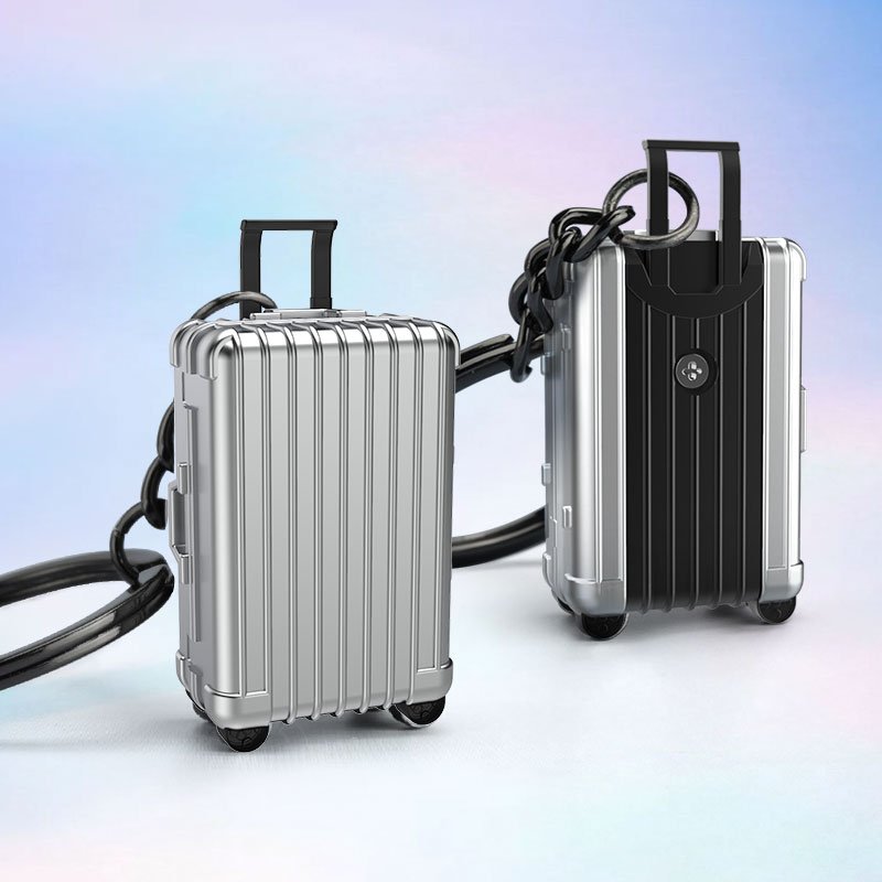Xun Xin Custom Logo Promotional Personalized Trolley Bag Key Chain Business Gift OEM Key chains 3D Model Suitcase keychain
