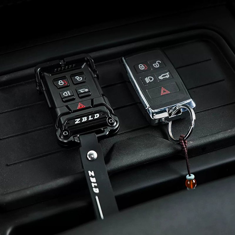 Huichuang Offroad 4x4 Accessories Car Key Case Cover Trim Key Case key case pouch accessory For Land Rover Defender L663 90 110