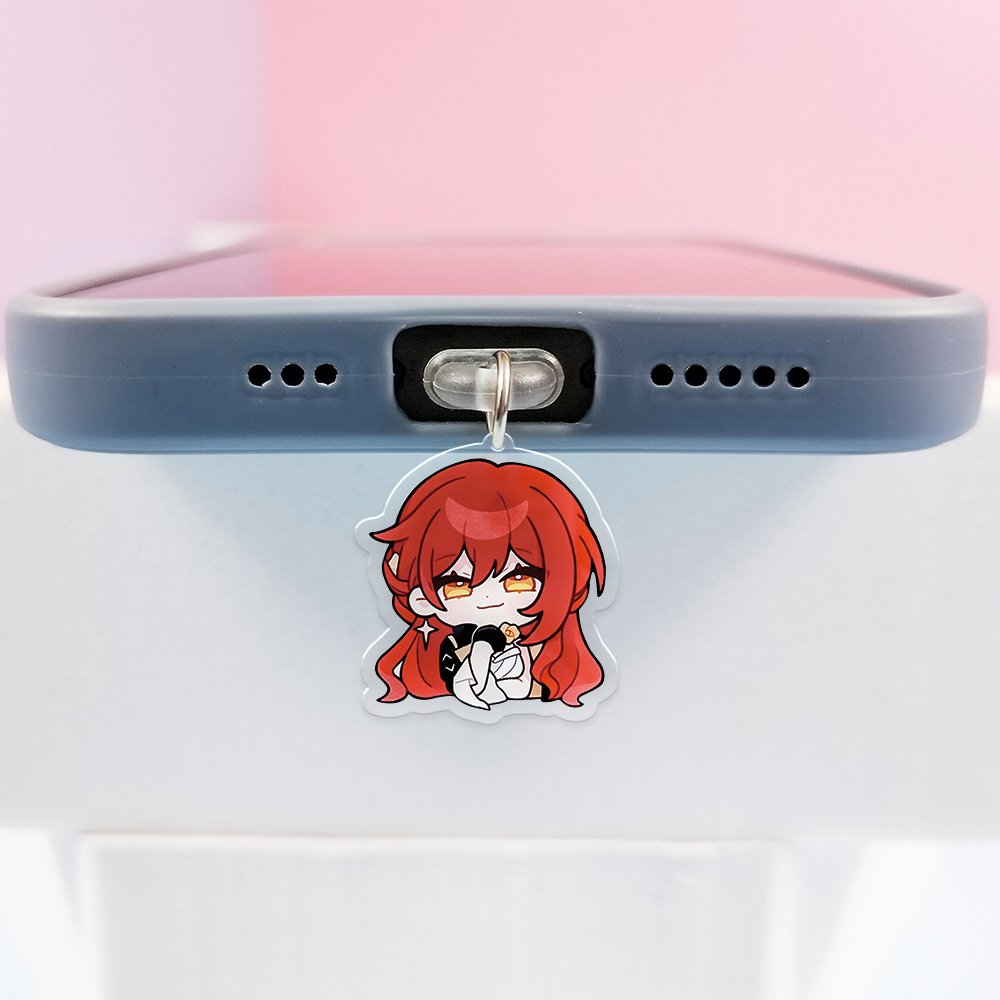 Phone Dust Plug Charm Kawai Anti Dust Cap Pendant Charge Port Plug For iPhone Type C Dust Protection Stopper Customization