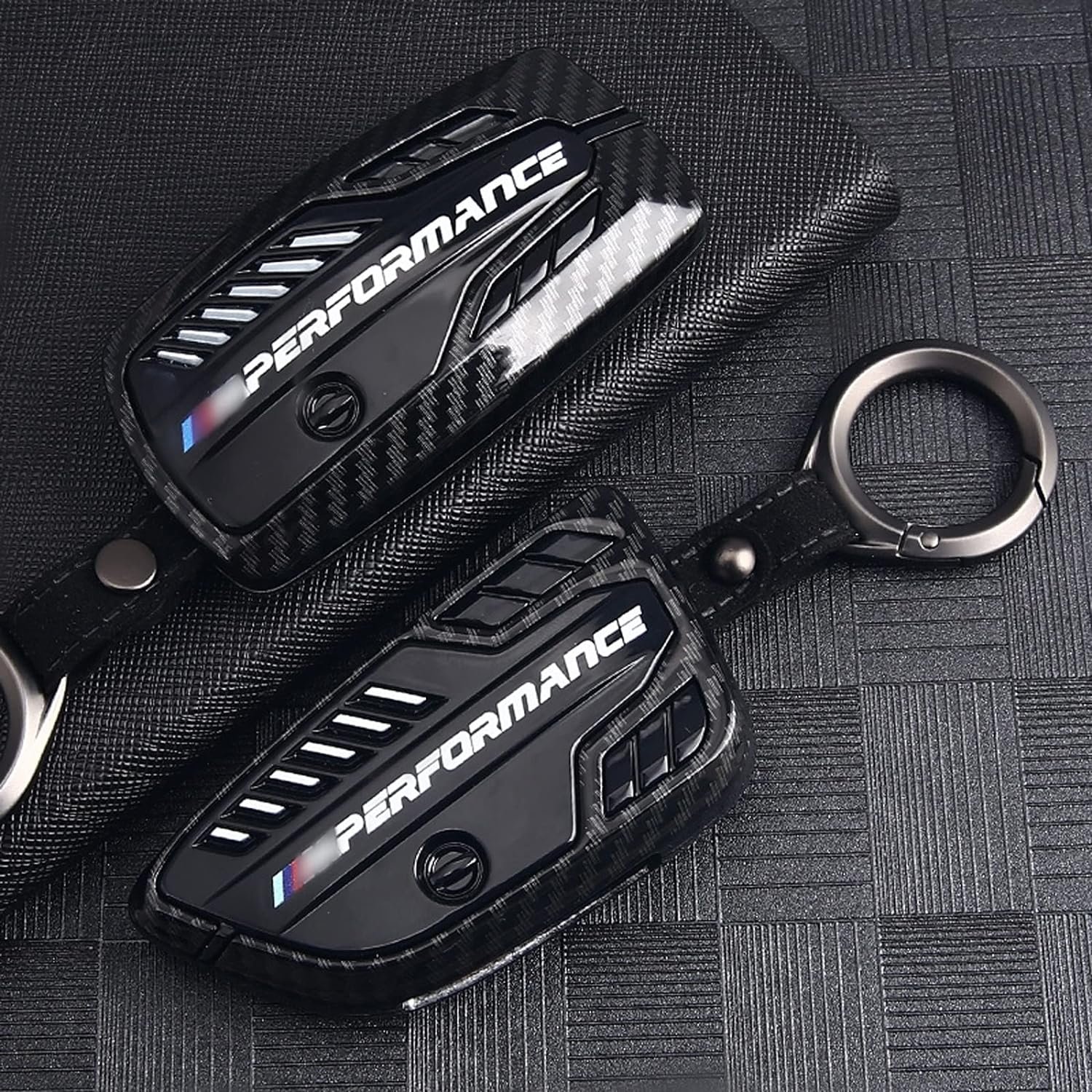 Zinc Alloy Carbon Fiber Car Key Cover Case For BMW X6 X5 X3 F20 F30 F34 E60 E90 F10 E34 E36 G30 F15 F16 1 3 5 7 Series
