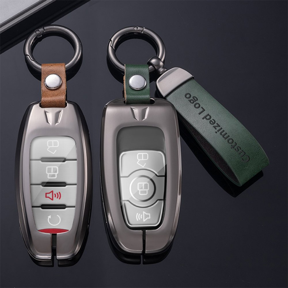 Zinc Alloy Car Key Case Cover Shell Bag For GWM P Series Great Wall POER Pao Cannon cascara caso cubierta de la llave del coche