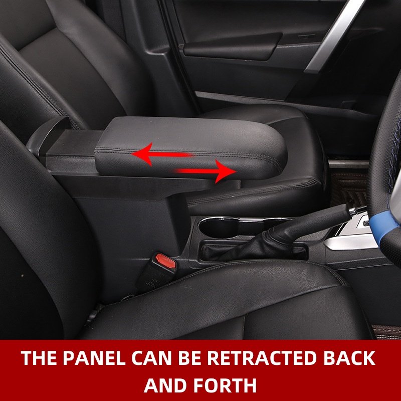 Installing Detachable Armrest Box Cover and Front Storage Box Modification Accessories