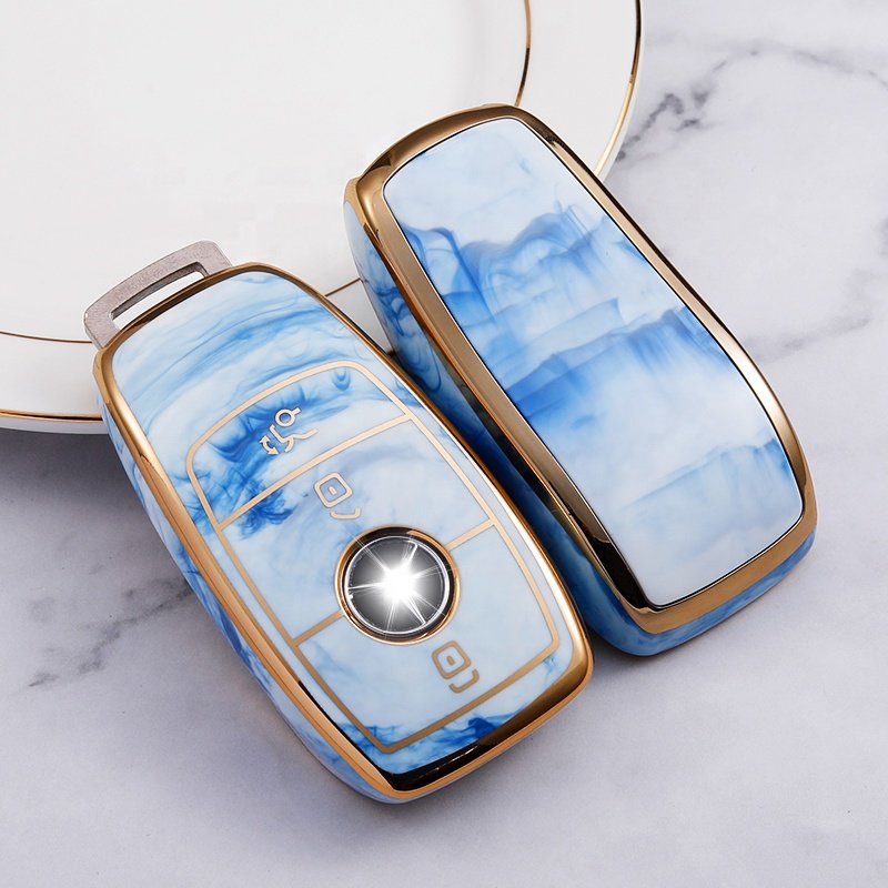 Fashion Design TPU Car Key Case for benz CLA CLS CLK GLA GLC GLE GLS GLK SLK EQE EQS AMG A E S G Class Car Key Accessories