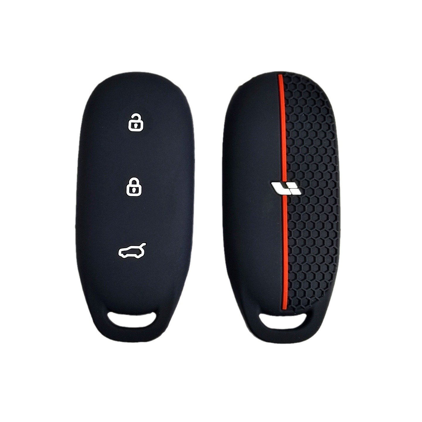 Popular Design Car key Case Silicone skin Car Key Accessories 3 Button with grid for Ideal L7 SUV