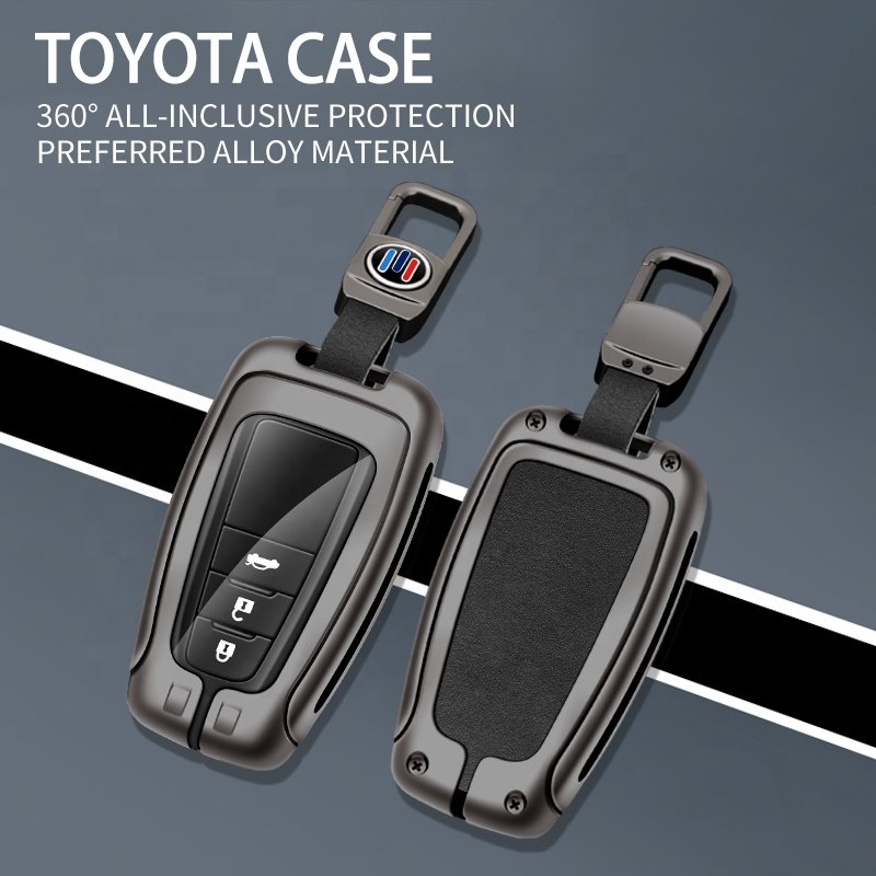 For Tpu Zinc Alloy Toyota Sales Reasonable Price Mould Leather Car Key Cover