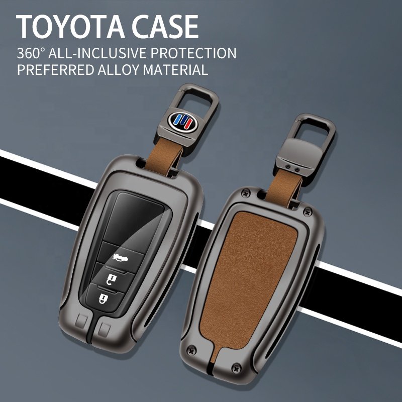 For Tpu Zinc Alloy Toyota Sales Reasonable Price Mould Leather Car Key Cover