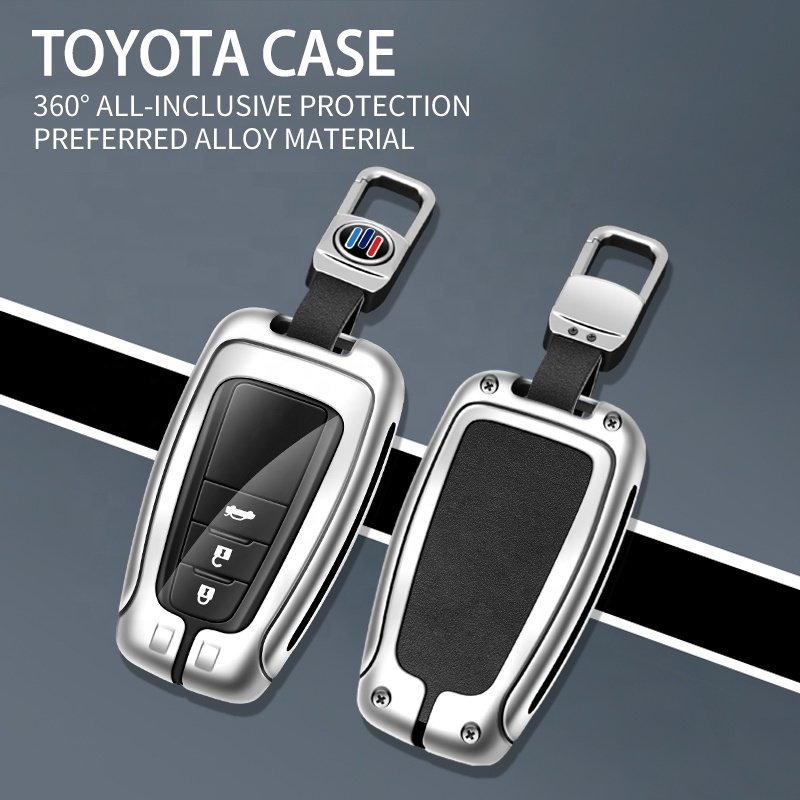 For Tpu Zinc Alloy Toyota Sales Reasonable Price Mould Leather Car Key Cover