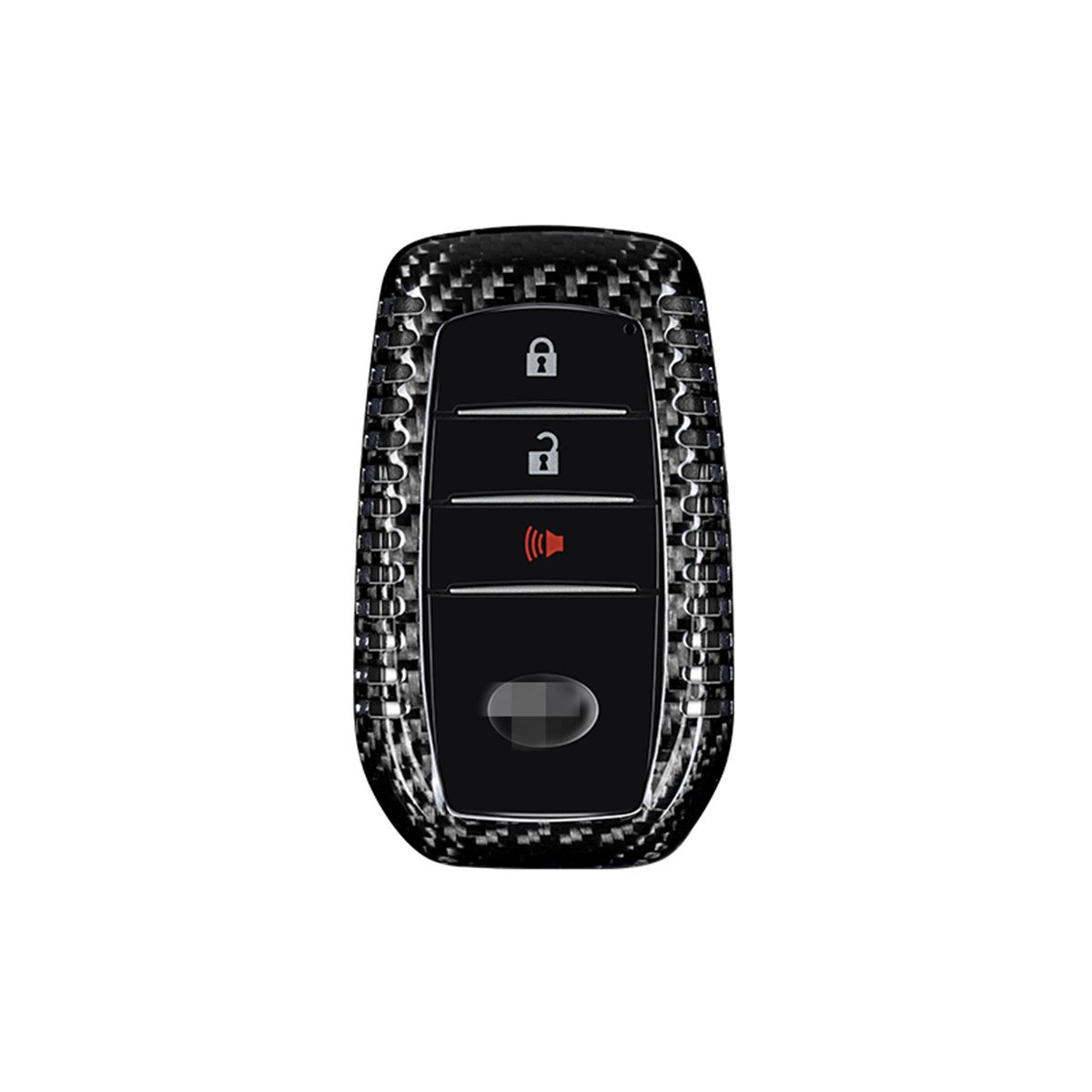 Factory Sales Carbon Fiber Car Key Case For Toyota Alphard Land Cruiser GR RAV4 Key Cover For Keys Auto Interior Accessories
