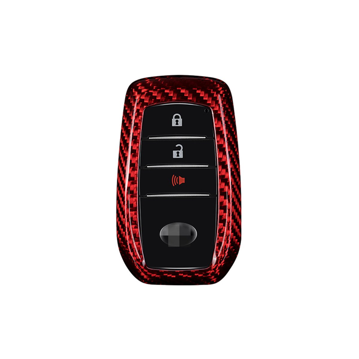 Factory Sales Carbon Fiber Car Key Case For Toyota Alphard Land Cruiser GR RAV4 Key Cover For Keys Auto Interior Accessories