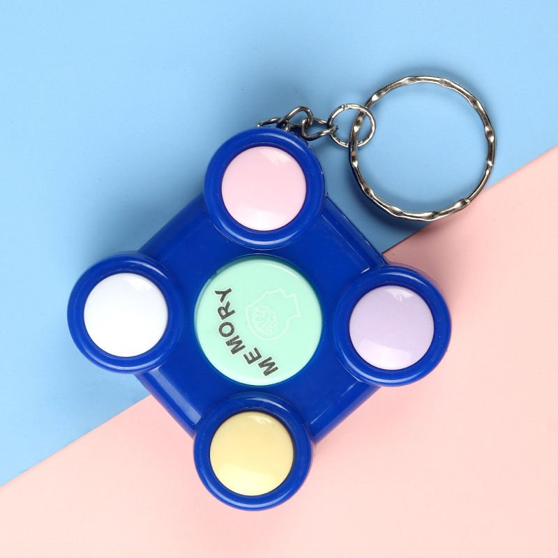 Interactive Children Puzzle Memory Game Console Electronic Memory Game Toy Training Hand Brain Memory Training Keychain